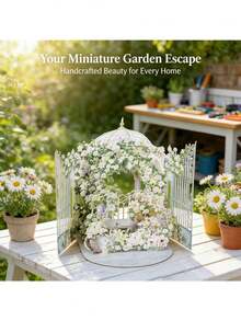 3D Pop-Up Floral Basket & Daisy Garden Greeting Card With Envelope | Suitable For Birthday, Anniversary, Mother's Day, Valentine's Day, Thank You, Easter, Valentine's Day Decor, Gift For Family And Friends, Paper, English - A - View 3