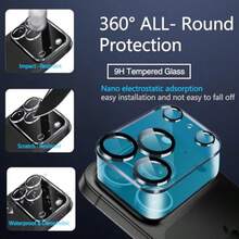 Protección de 360° para lentes de teléfono móvil - Transparente - Ver 6