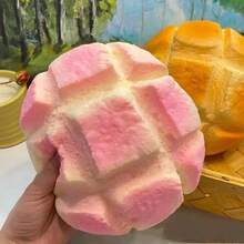 Juguete de apretón de pan de piña de rebote lento y suave de alta calidad, regalo de cumpleaños único y decoración novedosa - Multicolor - Ver 8