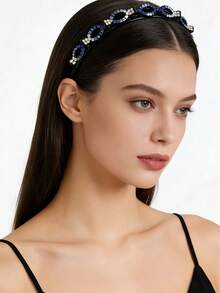 水钻发箍，刘海及碎发造型工具，简约发饰 - 彩色 - 查看 2