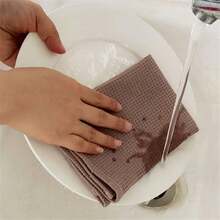 4pcs Waffle Dish Towels, Large Size (45*65cm) And Small Size (35*35cm), Versatile Kitchen Cloths, Cleaning Rags, Absorbent Kitchen Towels, Assorted Colors - Multicolor - View 8