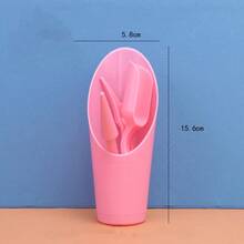 4件套多肉植物工具套装，塑料工具，种植桶，打孔器，铲子，水桶，幼苗采摘器，园艺工具，完美的园艺道具。 - 粉紅色 - 查看 9