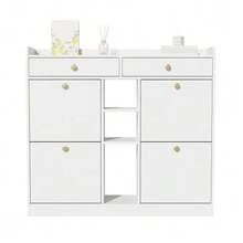 Storage Cabinets - White - View 1