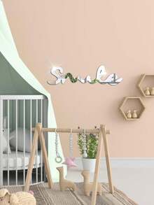 一张英文人物微笑镜面墙贴 - 字母牆貼 - 查看 9