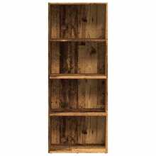 Bookcase Old Wood 60x30x152 Cm Engineered Wood - Brown - View 4