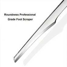 5pcs Reusable Stainless Steel Foot File, Callus Remover, Foot Scraper Tool - Silver - View 11
