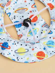 1顶可爱防风防晒可调节耳孔宠物帽，适合小型犬全年户外佩戴 - 彩色 - 查看 5