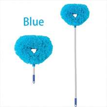 2pcs Retractable Microfiber Ceiling Fan Duster With Washable Head - Easy To Clean Dust, Suitable For Ceilings, Fans, Air Conditioners, Patios, Sofas, Beds, Furniture Cleaning, Car Ceiling Fans, Home And Office Cleaning, Household Cleaning And Personal Care, Cleaning Tool, Multi-Functional Dust Removal, Squishy And Easy To Clean. - màu xanh da trời - Xem 10