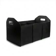 汽车后备箱收纳袋，便携式可折叠防水汽车储物袋，带3个隔层，可折叠后备箱杂物收纳袋，通用型汽车配件，适用于SUV、卡车、厢式货车、轿车 - A - 查看 11