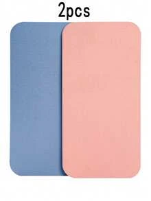 1/2片装瑜伽垫家用健身平板支撑俯卧撑支撑垫，防滑运动护膝垫 - 彩色 - 查看 19