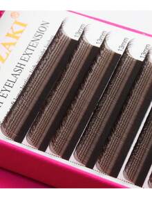 秀崎 U YY 5D W 睫毛嫁接 棕色 U 型 5DW 睫毛嫁接 貂毛预制浓密睫毛 假睫毛供应商 - D - 查看 9