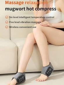 Foot Massager, Graphene Heated Foot & Ankle Wrap, Electric Heating Therapy Massager For Foot, Ankle, Wrist, Neck Joint, Warm Relief - Multicolor - View 8