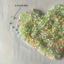 3998颗/1998颗夜光鹅卵石，适用于户外花园和水族箱装饰、婚礼通道、迷你鹅卵石、圣诞装饰、夜光石、情人节和新年礼物 - [多色] - 查看 6