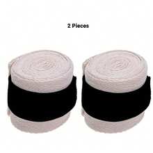 1 Pair 2 Pcs 3M Long Elastic Solid Color Adult Boxing Hand Wraps, Muay Thai & MMA Handwraps, High Elasticity Wrist Support Protective Equipment, Durable Anti-Tear Training Wrist Wraps, Professional Combat Sports Wrist Guards - Multicolor - View 9