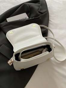 3D Cherry Shaped Mini Handbag, Sweet Girl's Tote Bag, Gentle Style Shoulder & Crossbody Bag - White - View 6