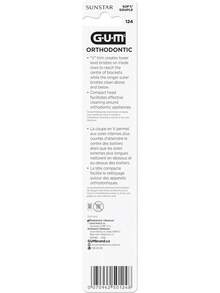 GUM - Cepillo Dental Especial de Ortodoncia con Cerdas en Corte en V para Limpieza Precisa de Brackets, Alambres e Implantes - Ergonómico y Cabeza Compacta - 1 - Ver 3