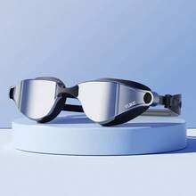 成人泳镜，防水防雾，高清，男女专业潜水镜，新款泳镜，泳帽套装，泳池装备 - 彩色 - 查看 2