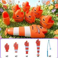 Fishing Toy, Telescopic Fish Toy, Competition Game, Educational Puzzle Tabletop Game Toy For Boys And Girls - Green - View 6