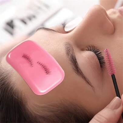 5pcs Eyelash Extension Forehead Pads, Silicone Pads For Eyelash Artists To Easily Pick Up Lashes And Glue, Reusable And Washable, Suitable For Eyelash Salons And Eyelash Artists