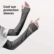 2pcs Sun Protection Arm Sleeves, Unisex Breathable Cooling Arm Covers, Suitable For Driving, Cycling, Hiking And Outdoor Sports - Multicolor - View 3