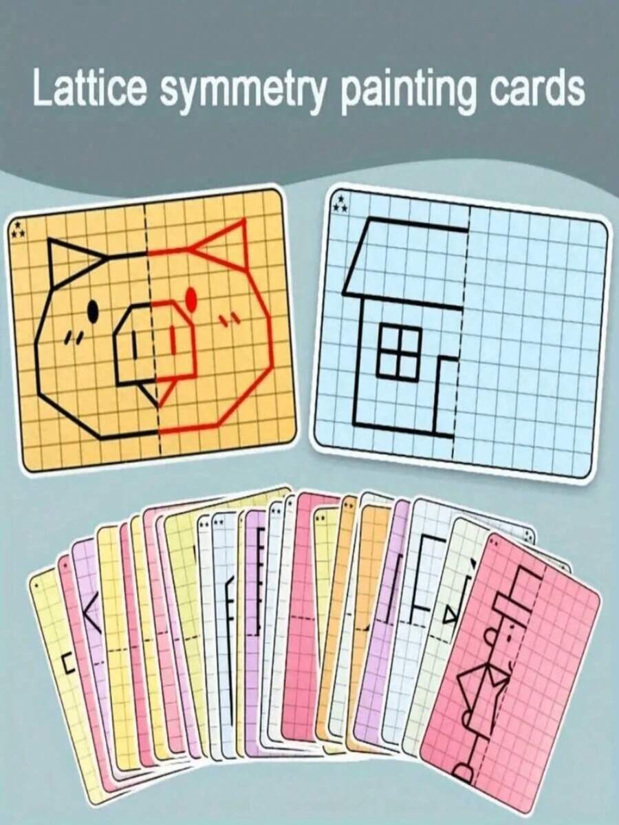 10 piezas (20 estilos) Juego de rompecabezas de dibujos animados lindos | Tarjetas de trazado borrables y juegos de entrenamiento de agarre | Juguete educativo preescolar | Práctica de escritura | Ayuda didáctica para el aula | Actividad de desarrollo cognitivo - Multicolor - Ver 1