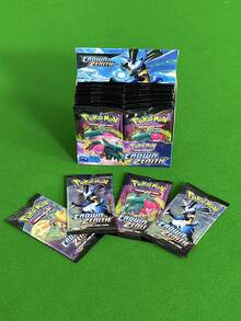 宝可梦稀有风格卡片，独特设计，可用于构建个性化卡片套装，随机发货 - 彩色 - 查看 5