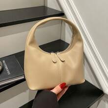 女士可爱手提包，复古高品质多功能托特包，独特饺子造型钱包 - 彩色 - 查看 10