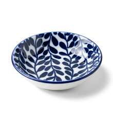 2pcs 3.75-Inch Ceramic Dipping Sauce Dishes, Japanese Blue & White Glazed Leaf Pattern Round Soy Sauce Plates, Smooth Glaze Surface, Easy To Clean, Microwave, Dishwasher & Oven , Suitable For Soy Sauce, Vinegar, Chili Oil, Mustard, Nuts, Home Dining, Hot Pot, Sushi, Grill - Royal Blue - View 7