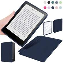 适用于 Kindle 第十代（2019 年发布，型号 J9G29R）6 英寸电子阅读器保护套，磁吸式亚克力分体保护壳，自动唤醒/睡眠功能，360° 旋转，可拆卸 - 彩色 - 查看 2