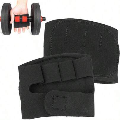 قفاز رياضي لرفع الأثقال 1 قطعة، قفاز تدعيم قبضة تنفس مانع للانزلاق (فردي)
