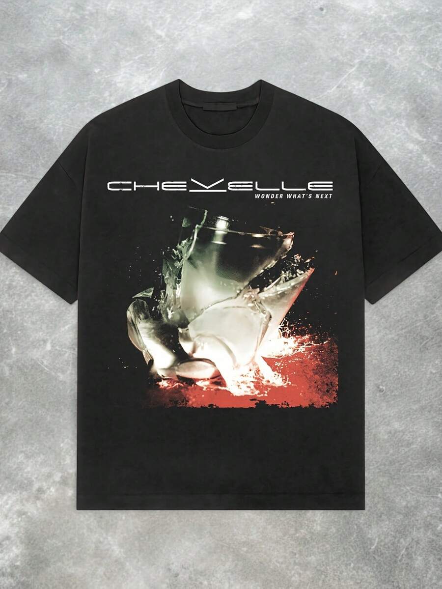 Chevelle Wder What's Next Tee Vintage Metal Rock Grunge Band T-Shirt - màu đen - Xem 1