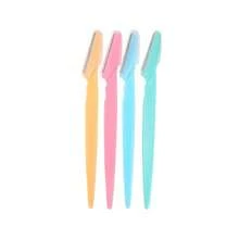 10pcs Per Set, Stainless Steel Eyebrow Trimmer - Multifunctional Body Trimming Tool, Sharp Blade, Easy Trimming, No Accessories, No Packaging Box Included - Random Delivery - View 5