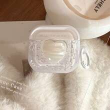 贝壳贴纸耳机套，蝴蝶印花耳机套，IMD耳机保护套，适用于 1/2/3/4/Pro - 白色 - 查看 16