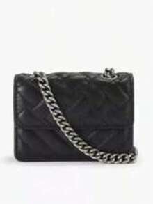 Kurt 1 Geiger 2026New Mini Crossbody Bag, Shiny And Versatile Chain Single-Shoulder French Genuine Version, Crossbody Bag, Single-Shoulder Bag.Suitable For Use In Winter. Suitable As A Gift To Give To Others.Crossbody Bags For Women.Christmas Gifts.Gifts For Women.Purses And Bags Women.Bolsas Elegantes Para Mujer.Carteras.Christmas Gift,Christmas Gift For Girlfriend, - 黑色 - 查看 1