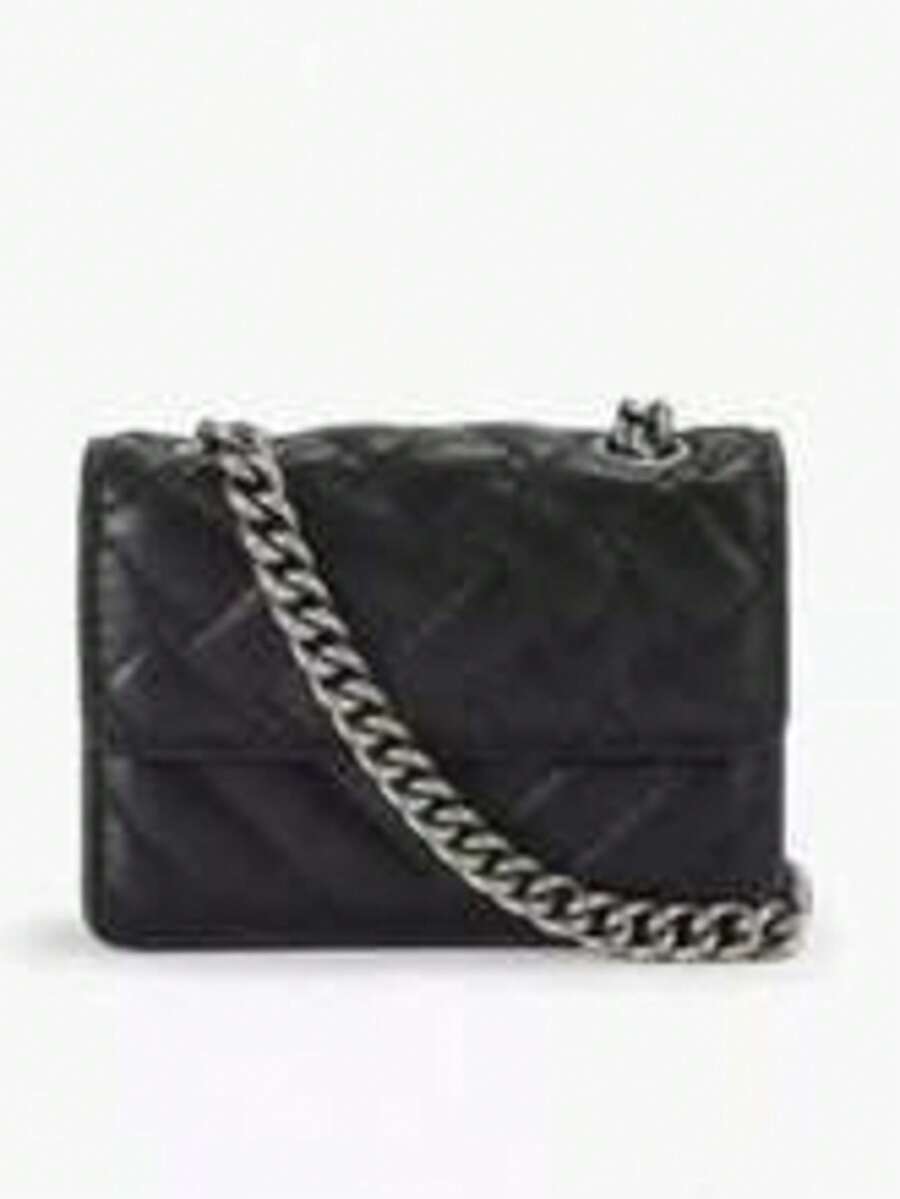 Kurt 1 Geiger 2026New Mini Crossbody Bag, Shiny And Versatile Chain Single-Shoulder French Genuine Version, Crossbody Bag, Single-Shoulder Bag.Suitable For Use In Winter. Suitable As A Gift To Give To Others.Crossbody Bags For Women.Christmas Gifts.Gifts For Women.Purses And Bags Women.Bolsas Elegantes Para Mujer.Carteras.Christmas Gift,Christmas Gift For Girlfriend, - 黑色 - 查看 1