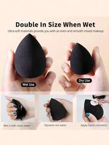32/1 化妆刷套装，专业化妆刷套装，含清洁海绵工具。套装包含：20支化妆刷 + 3个化妆海绵 + 3个清洁海绵 + 6个美妆蛋，化妆刷清洁工具，面部刷，眼部刷，眉刷，粉底刷，腮红刷，晕染刷，遮瑕刷，美妆蛋，化妆海绵，柔软化妆刷。 - 黑色 - 查看 10