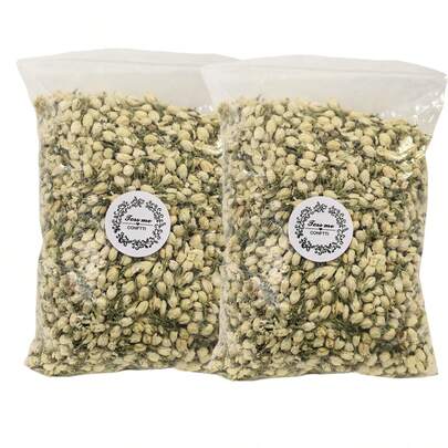 1 Pack (100g/200g/300g) Natural Jasmine, Chrysanthemum, Lavender, Plum Blossom, Rose Petals, Multicolor Chrysanthemum Dried Flowers For Soap Making, Candle Making, Bath, Spa, Wedding Decoration, Home Fragrance, DIY Crafts