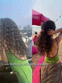 20pcs Spiral Hair Curlers, DIY Styling Tools, No-Heat Hair Curlers, Styling Set, Beauty Tool Kit, Women's Accessory Gift, Gift, Travel, School, Back To School - Multicolor - View 3