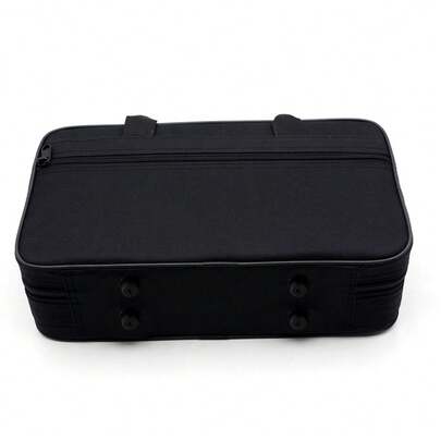 Bolsa de almacenamiento de clarinete de tela Oxford, caja negra impermeable para clarinete con asa y correa, accesorios de protección para clarinete