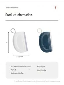 Mini Squeegee, Bathroom Glass Cleaning Tool, Sink Scraper - Multicolor - View 6