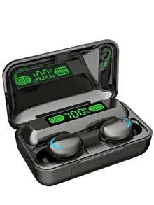 Audifonos bluetooh Inalámbricos In-ear F9-5 TWS Táctil IPX7 Impermeable Cancelacion De Ruido Pantalla Digital Con Luz Led - Ver 4