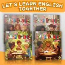 Let's Learn English Together Practice Notebook , Fun Dialogues To Improve Speaking Skills, Picture Scene Vocabulary Pages And Simple Phonics Activities, Screen-Free Home And Classroom Learning To Build Confidence - Learning English - View 2