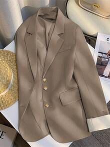 Women Blazers - Green - View 3