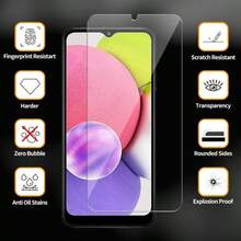 3pcs Phone Tempered Glass Screen Protector - Clear - View 2