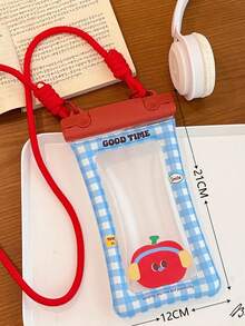 Waterproof Phone Pouch - Floating Waterproof Phone Bag With Shoulder Strap - Essential For Beach, Cruise, Travel - Fits All Devices, Touch Screen Friendly | Cartoon Pattern - Multicolor - View 8
