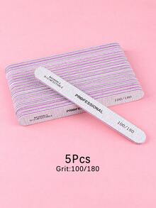 灰白相间指甲锉，直锉，美甲护理工具 - 淺灰色 - 查看 11