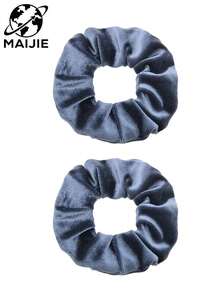1/2/3/5/7/9/10pcs Silk Material Hair Ties With Hidden Pocket, Multi-Functional Hair Accessory Storage Bag, Portable Coin Purse, Beach Bag, Back To School Essential, Non-Waterproof Travel Supplies, Back To School Season Study Supplies, Holiday Camping Essential, Vacation Accessory, Mini Summer Style, Suitable For Women And Girls, Velvet Headband, Hidden Pocket Headband, Suitable For Storing Keys, Dollars, Lipstick And Other Small Items. - Multicolor - View 26