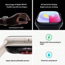 Apple Used Apple Watch Series 9 GPS 41/45mm Original Authentic 99% Like-New Smart Watch For Fitness Daily Use Top Seller - 查看 7