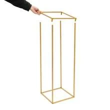 kangten 10 PCS Gold Blume Stehen für Hochzeit Tisch Mittelstücke Decor, Hochzeit Blumenständer für Blumenarrangement, Party, Veranstaltungen, Home Decor - Gold - Übersicht 5