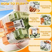 Universal Ball-Operated Maze Cube, 3D , Maze Cube, Improves Spatial Awareness And Develops Logical Thinking; An Educational Game For Adults And Teenagers. - Multicolor - View 5